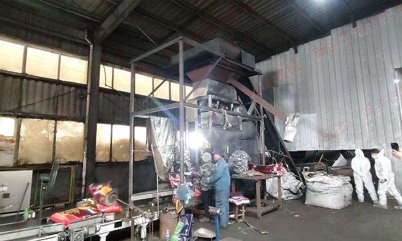 廣西-豬糞粉狀有機肥生產線